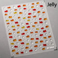 Lucky Koi Fish Nail Art Stickers - Summer Ocean Decals