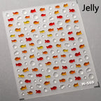 Lucky Koi Fish Nail Art Stickers - Summer Ocean Decals