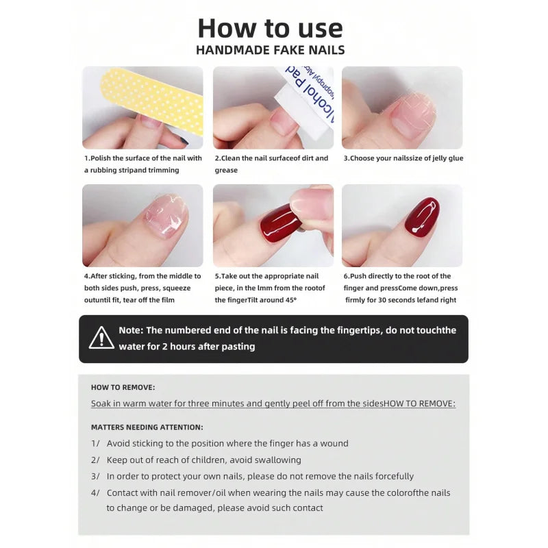 Crimson Cathedral – 3D Rose Coffin Press-On Nails