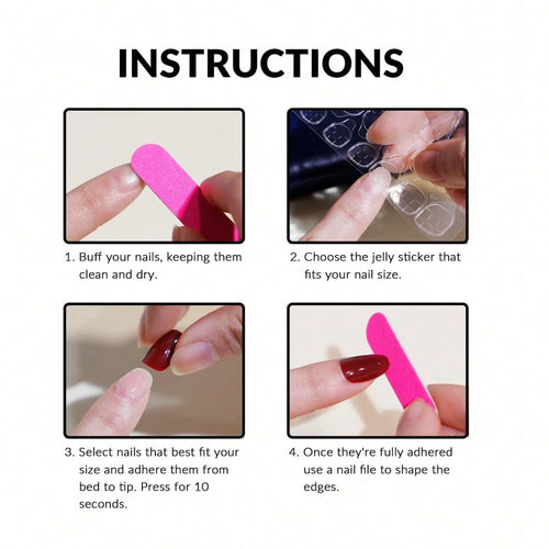Cyber Eclipse – Blue Chrome Almond Press-On Nails