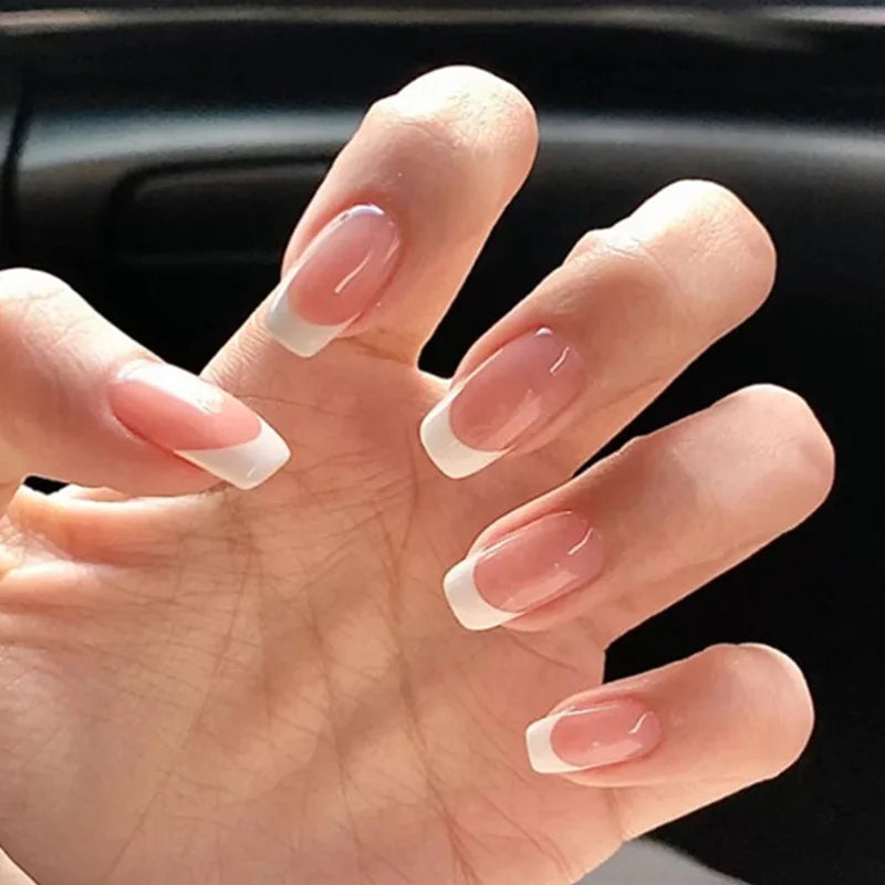 Cat Eye Leopard Ballet Press-On Nails with Rhinestones