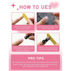 Black Brown Gold Floral Short Almond Press-On Nails