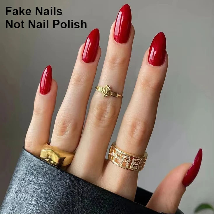 Red Cat Eye Halloween Press-On Nails