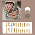 Bone Ritual – Matte Skeleton Stiletto Press-On Nails