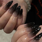 Halloween Spider Skull Press-On Nails - Purple Y2K Style
