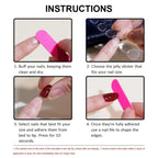 Retro Brown French Almond Press-On Nails